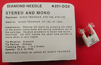 Audio Technica Stylus Chart