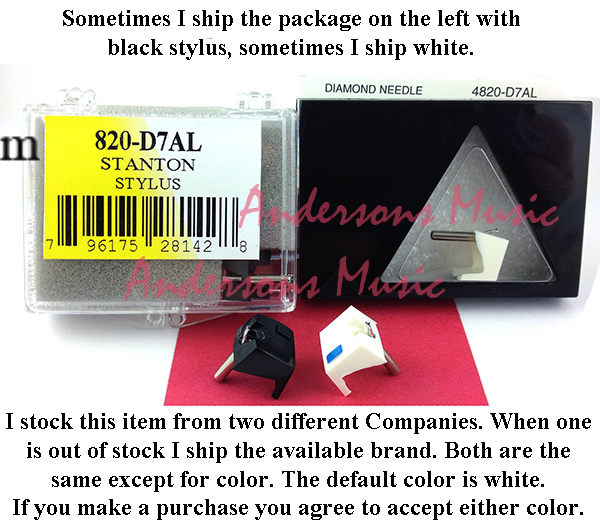 Stanton 500 & 505 Cartridge Replacement Turntable Needle – Fits D5107, D5200SK, 500EL & More